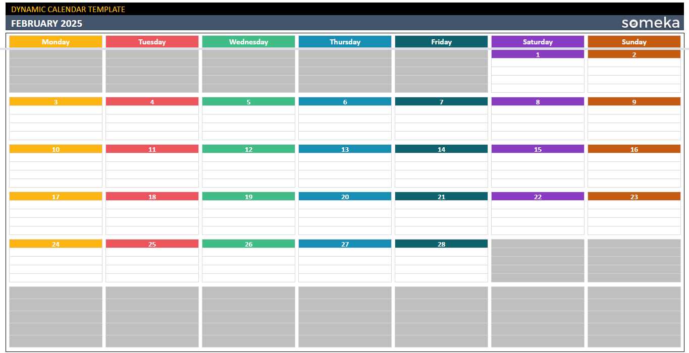 gsheets calendar template