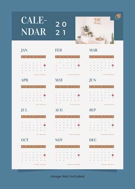 indesign calendar template free