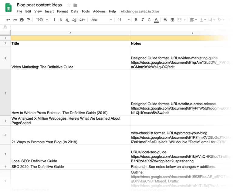 seo content calendar template