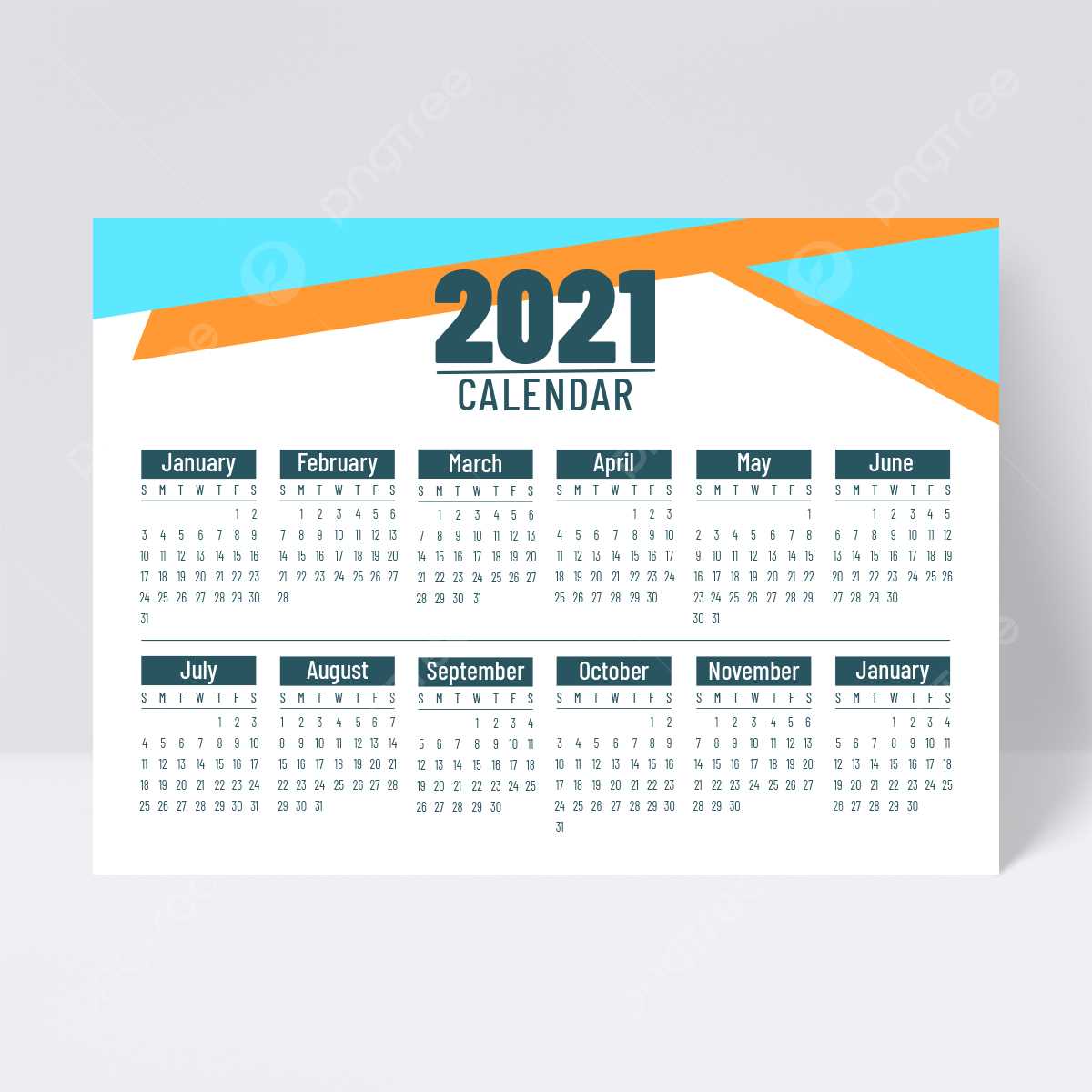 calendar flyer template