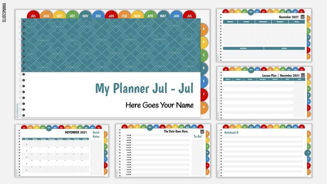 monthly lesson plan calendar template