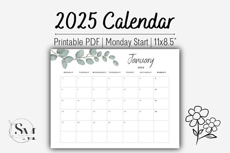 september monthly calendar template 2025