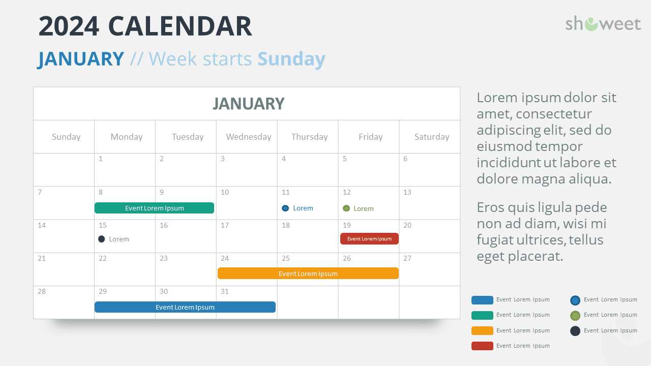 calendar powerpoint template free