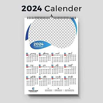 design a template for a calendar