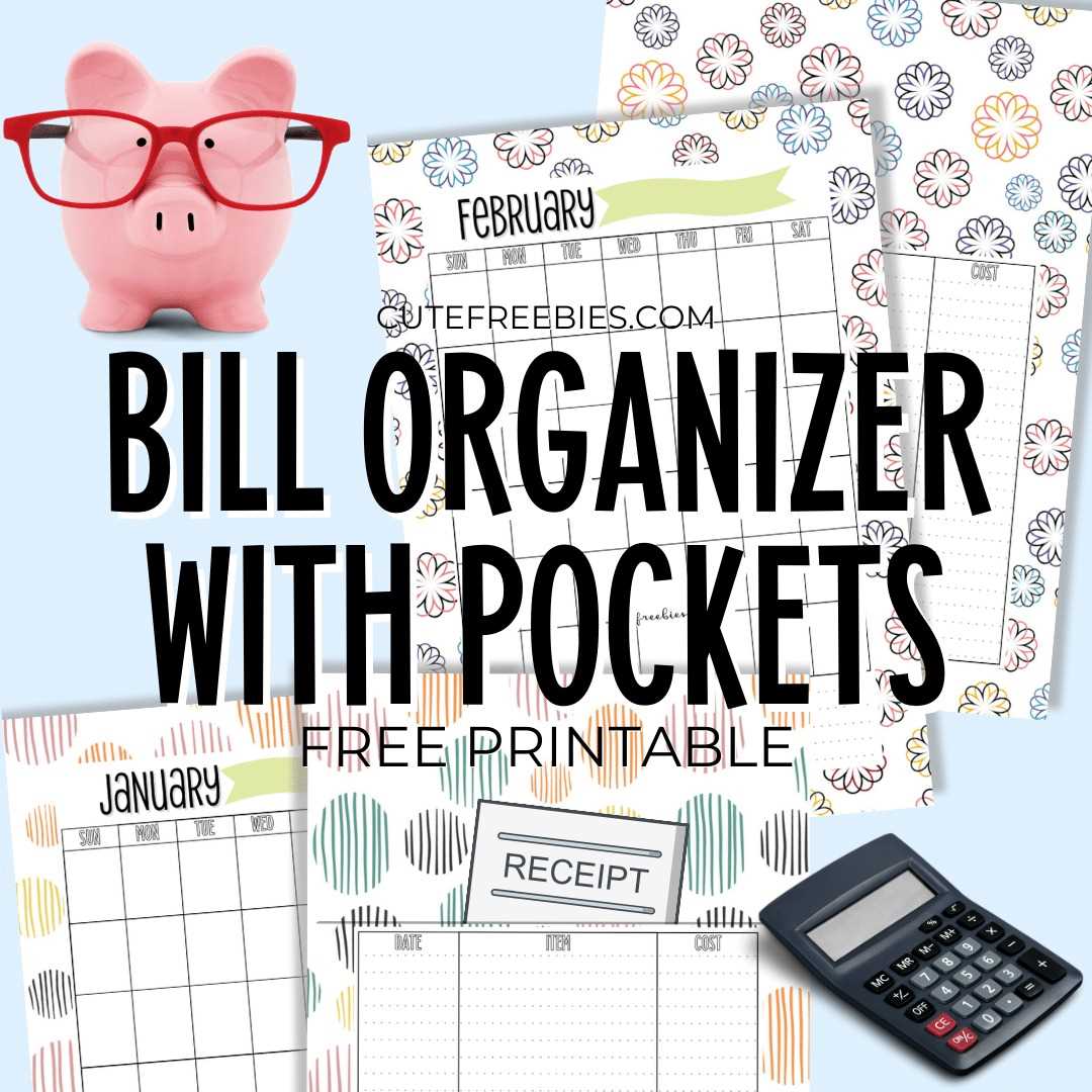 monthly bill pay calendar template