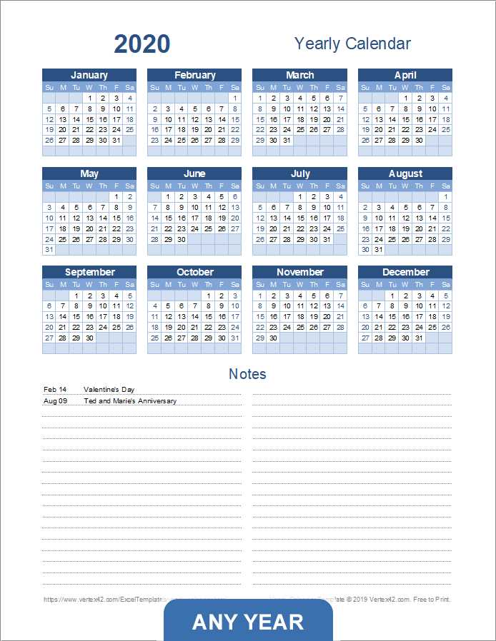 mini blank calendar template