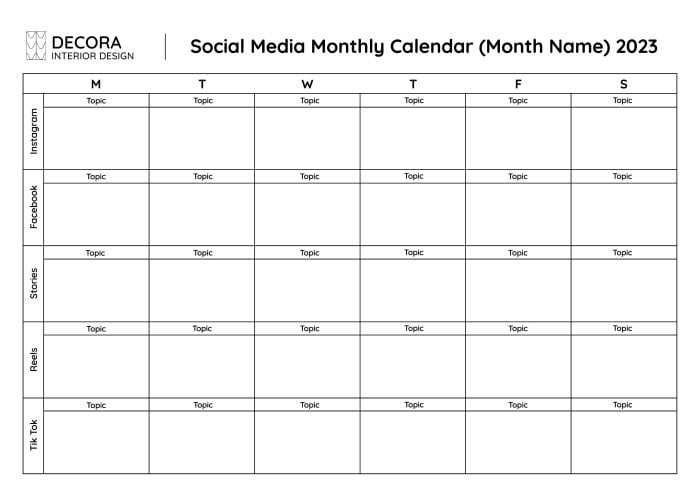 calendar squares template