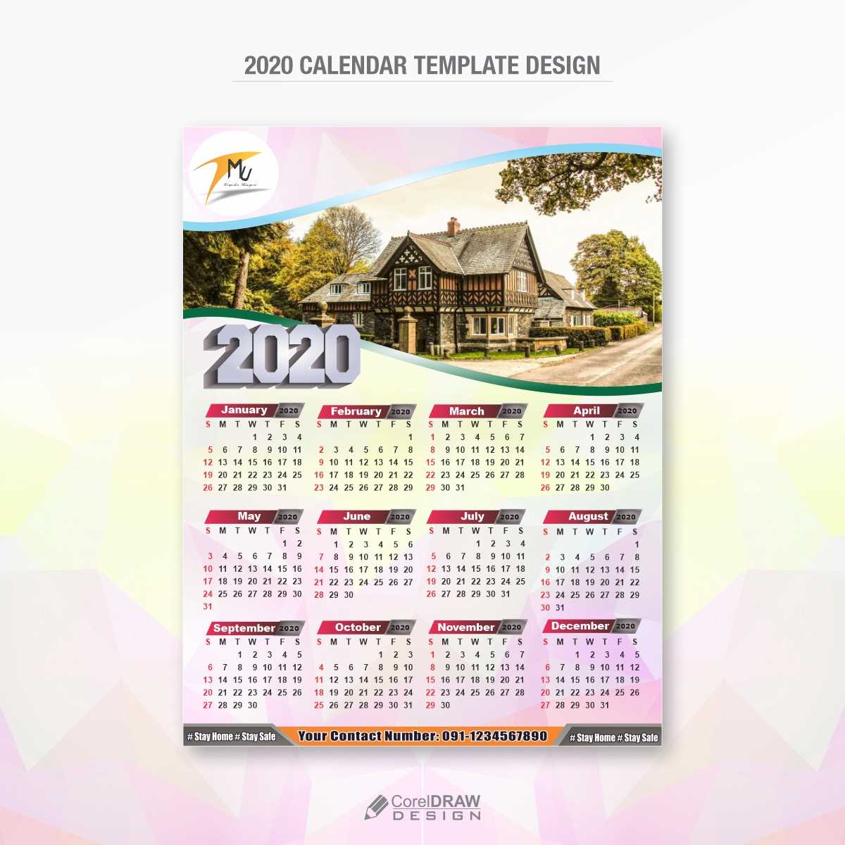 coreldraw calendar template