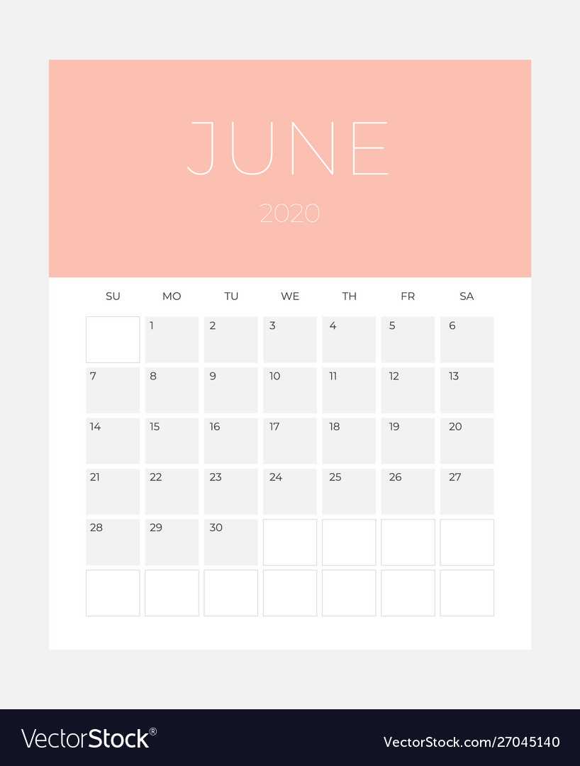 mock calendar template