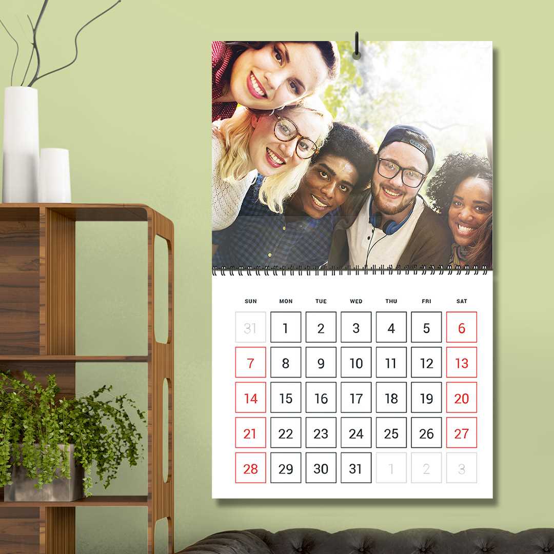 folding calendar template