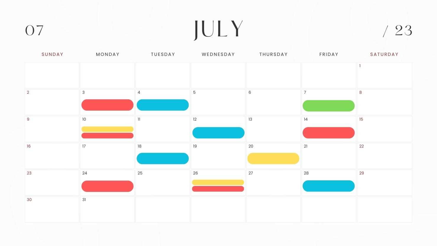 content calendar template asana