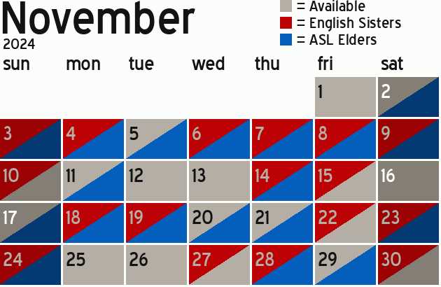 lds missionary dinner calendar template