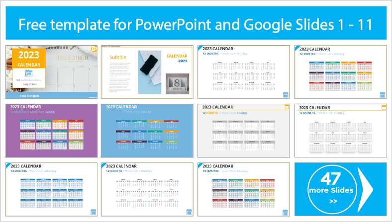 download powerpoint calendar template