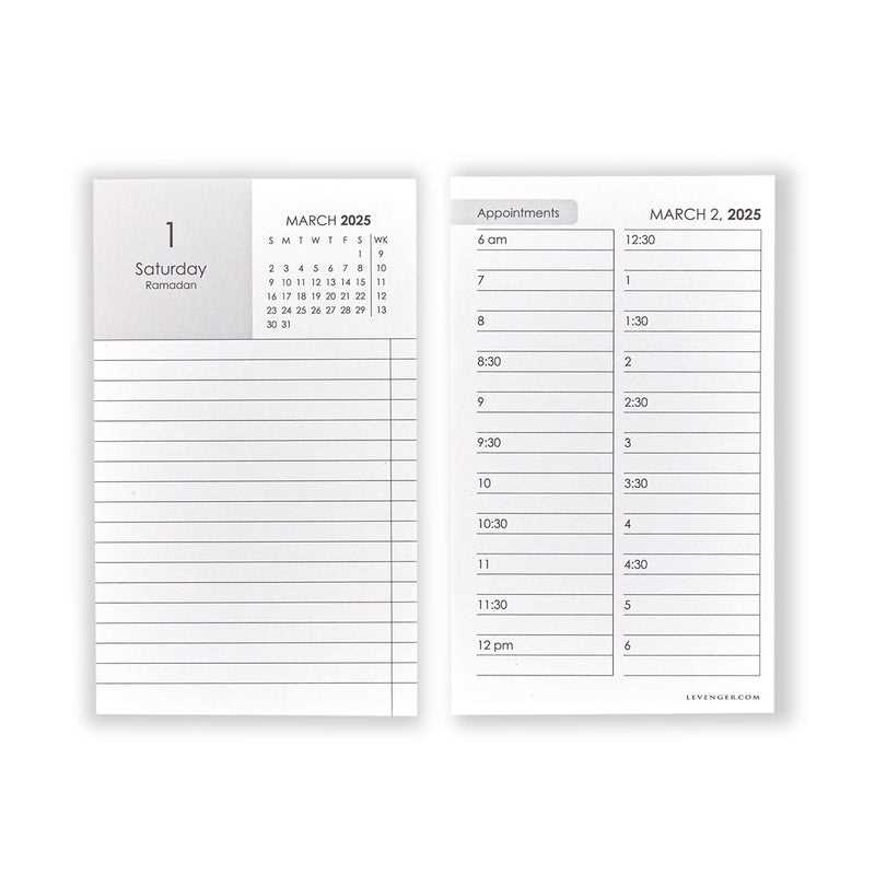 daily calendar 2025 template