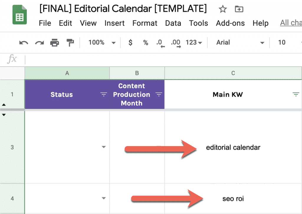 template for editorial calendar