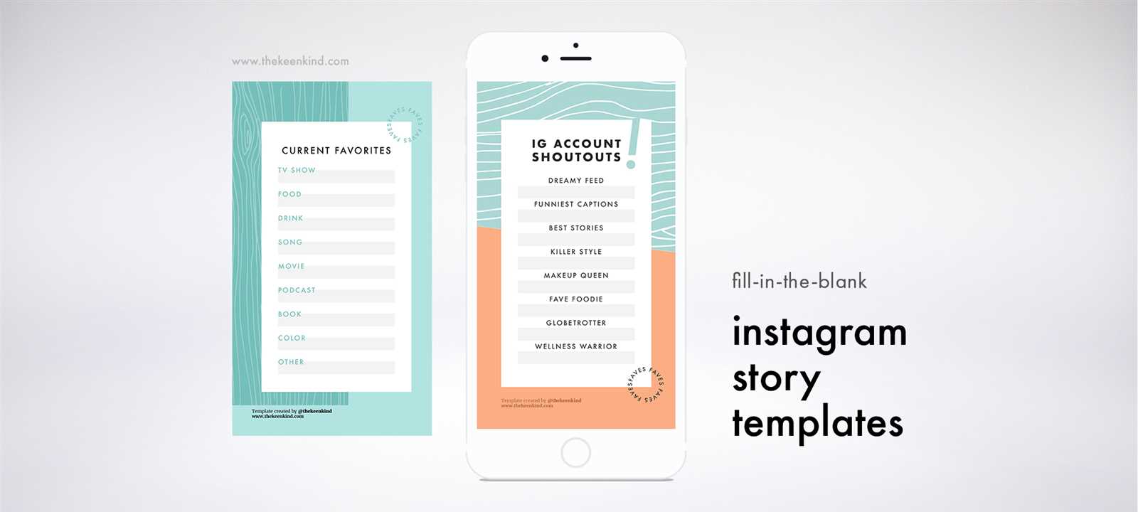 instagram story calendar template