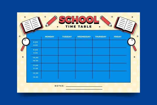 exam calendar template