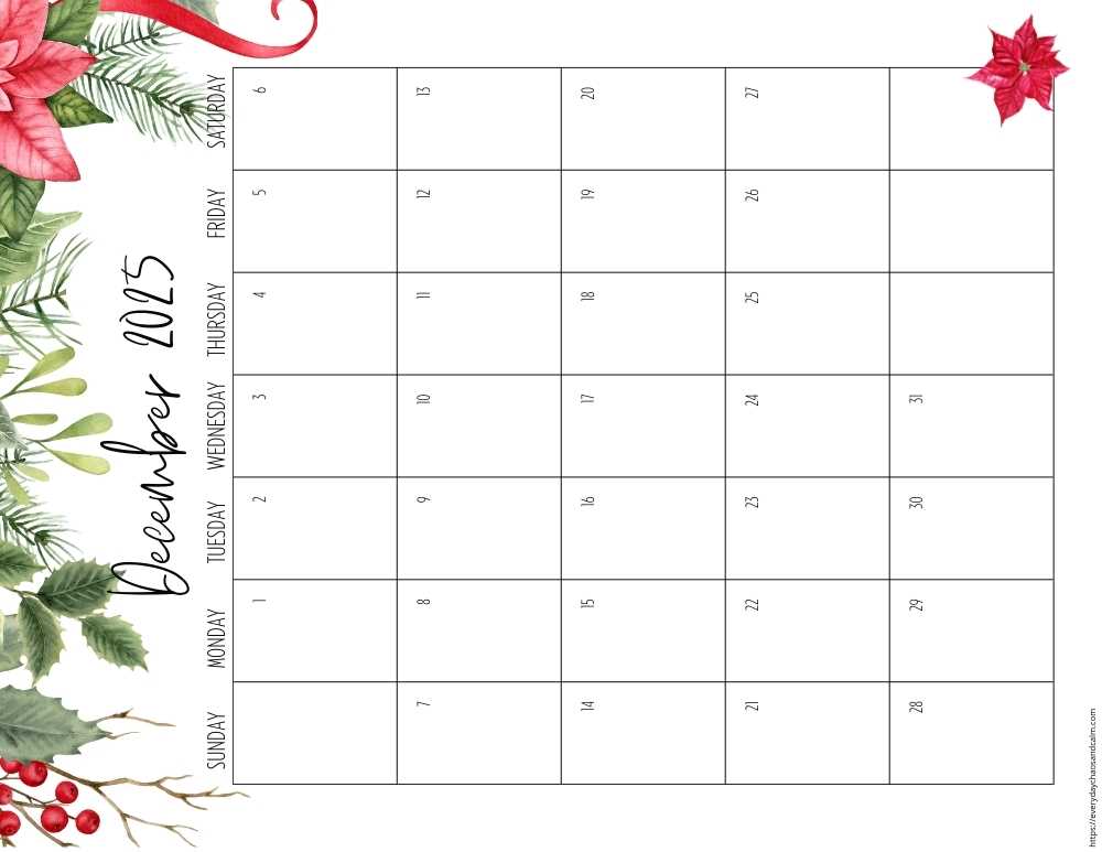 calendar template dec 2026