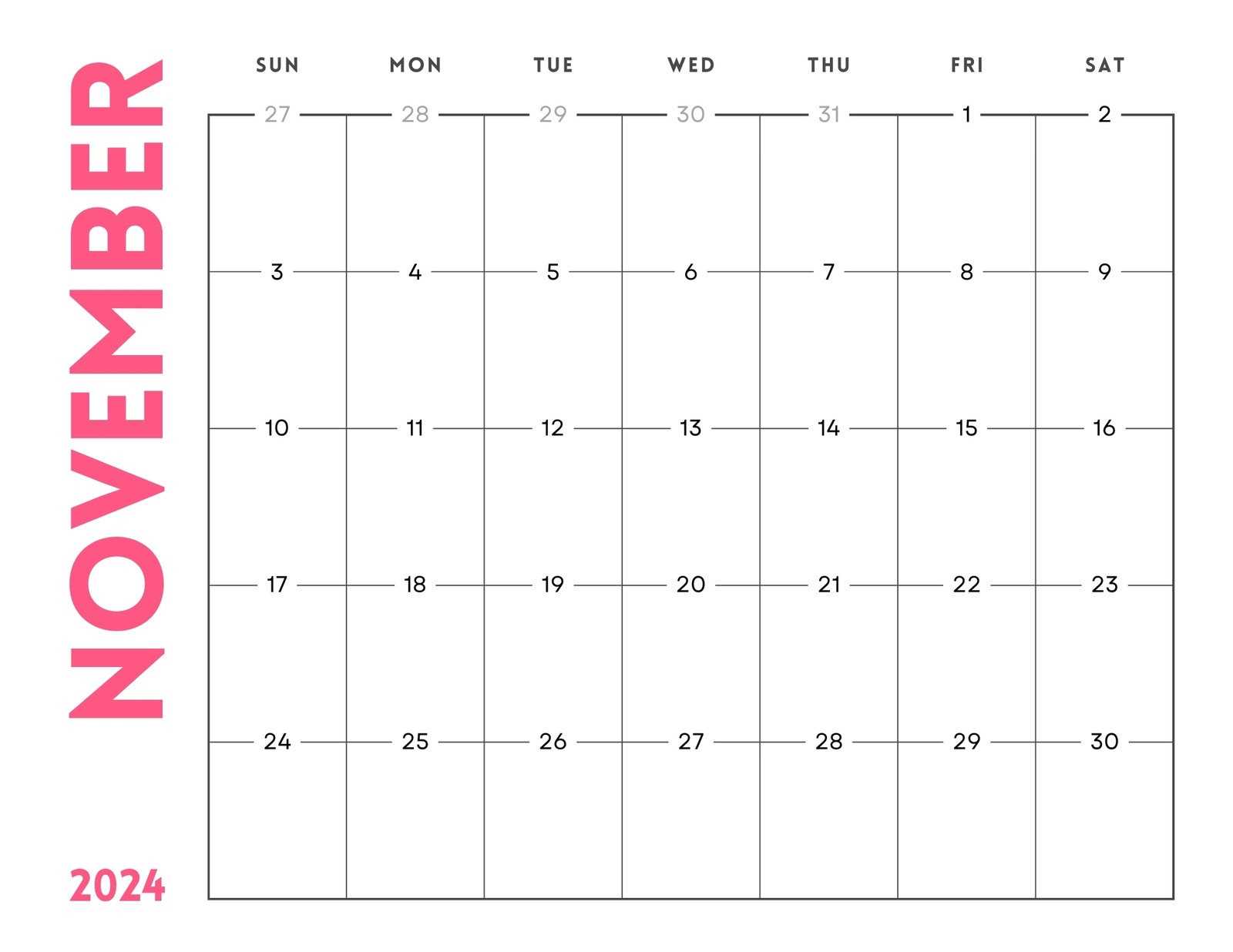 free multi month calendar template