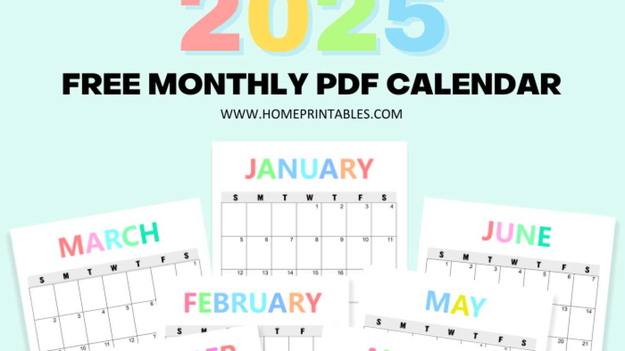 photo calendar template 2025 free