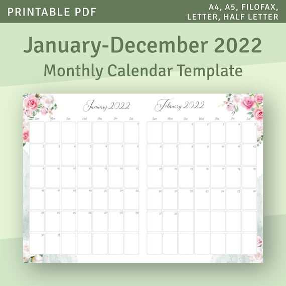 calendar january 2026 template