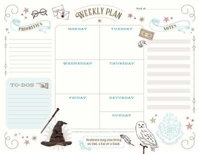 publisher weekly calendar template