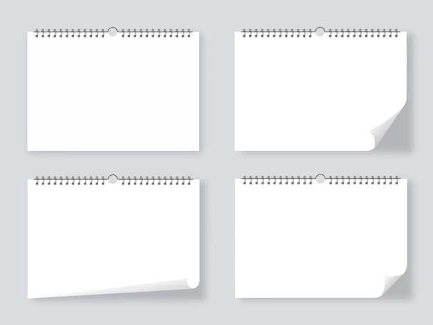 blank wall calendar template