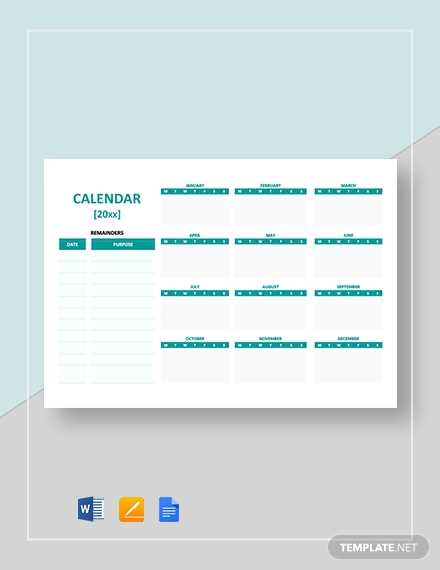 free birthday and anniversary calendar template