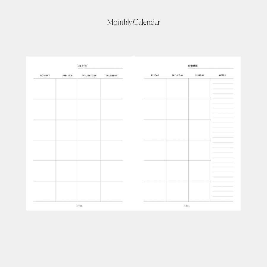 Download a Free 6 Month Calendar Template for Easy Planning