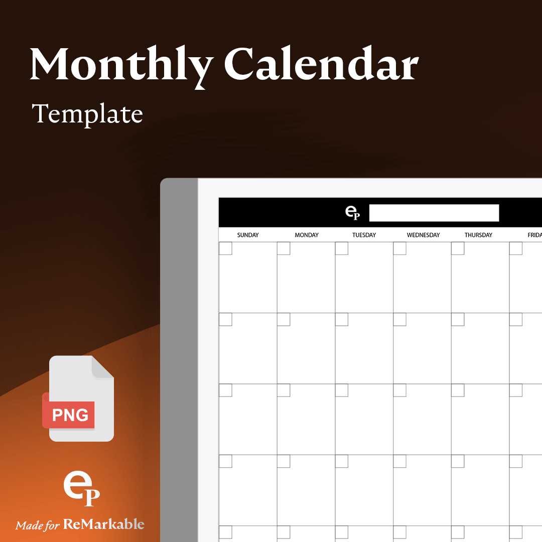 remarkable calendar templates