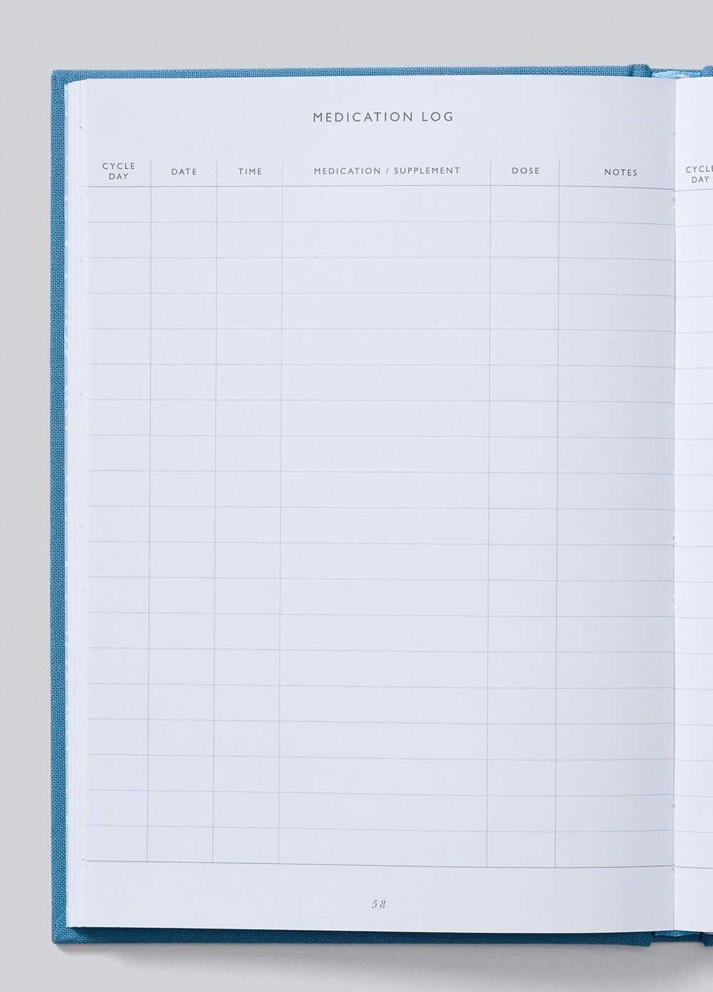 ivf calendar template