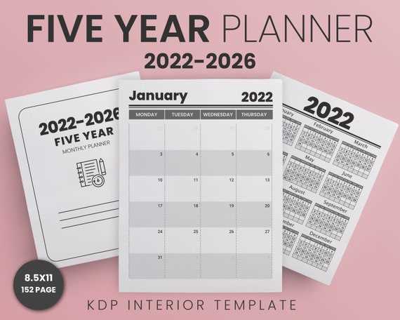 kdp calendar template