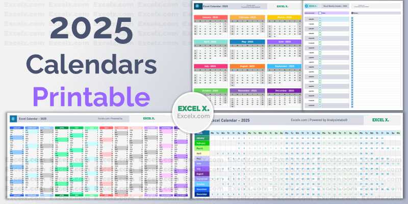 2025 calendar template free download