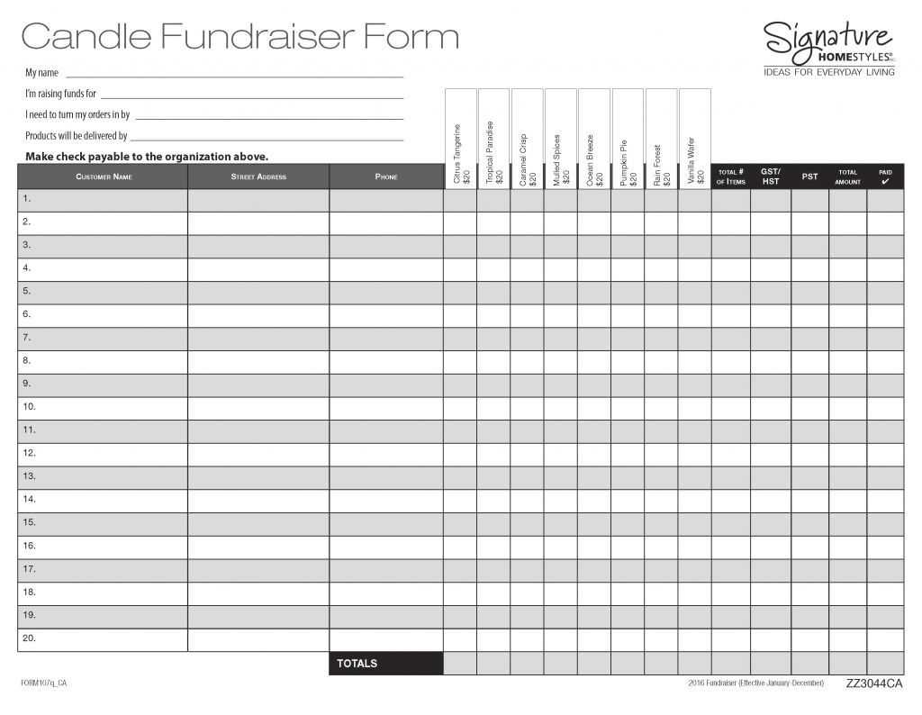 free cash calendar template