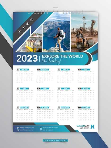 wall calendar template free