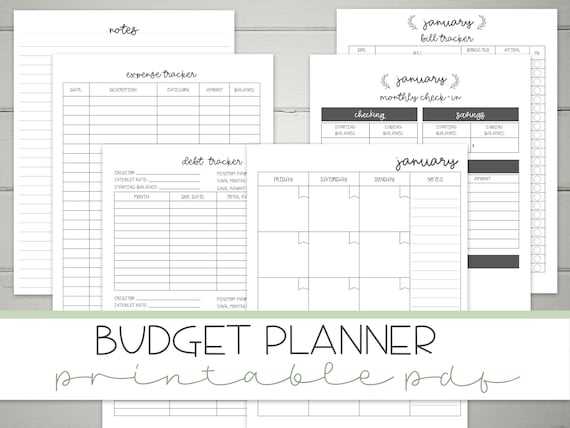 monthly calendar budget template