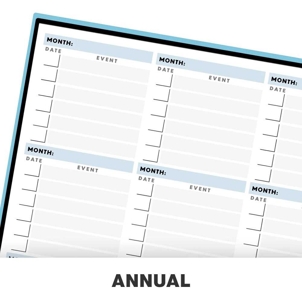 rocketbook calendar template