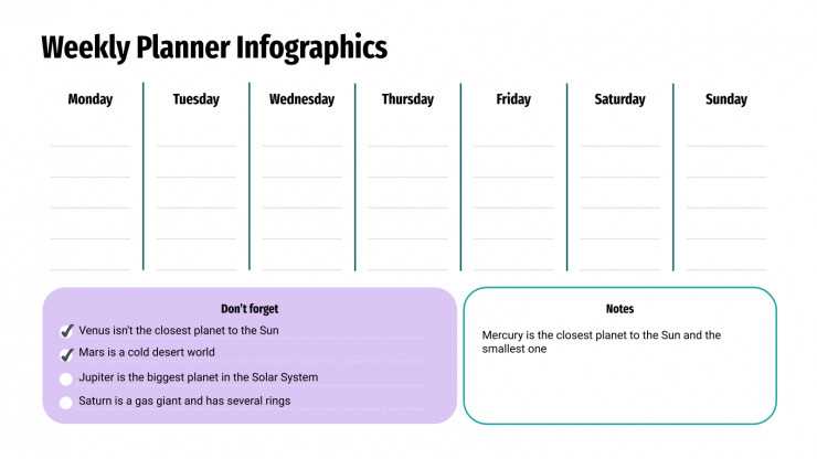 week calendar template