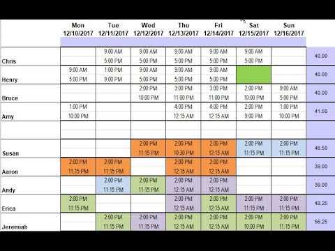 catering calendar template