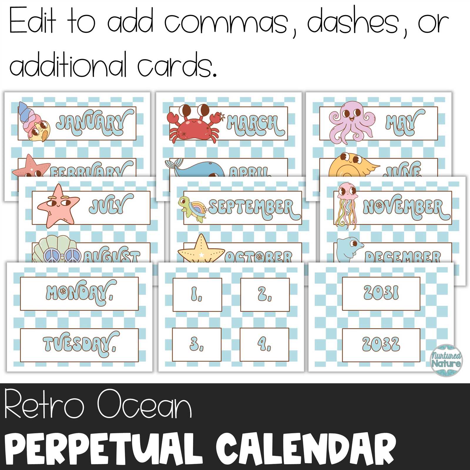 calendar for classroom template