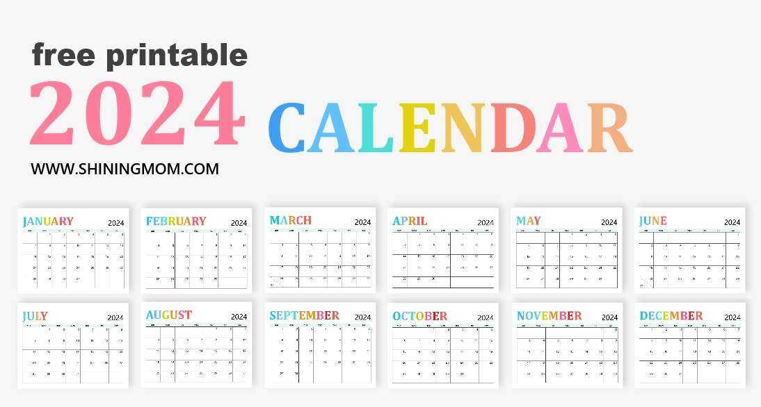 keyboard calendar template