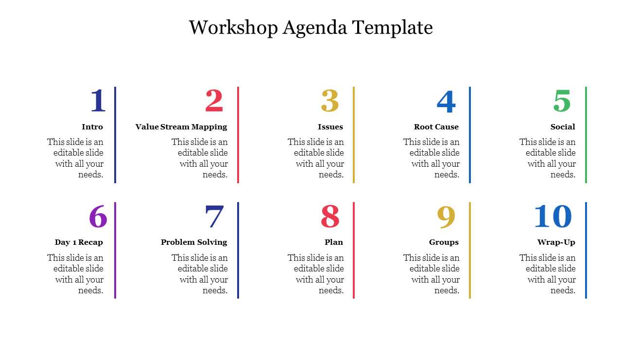 workshop calendar template