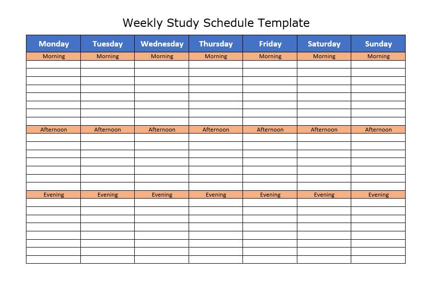 test calendar template