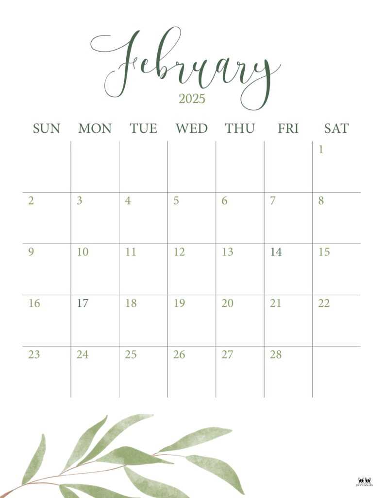 blank calendar template february 2026 blank calendar template february 2026