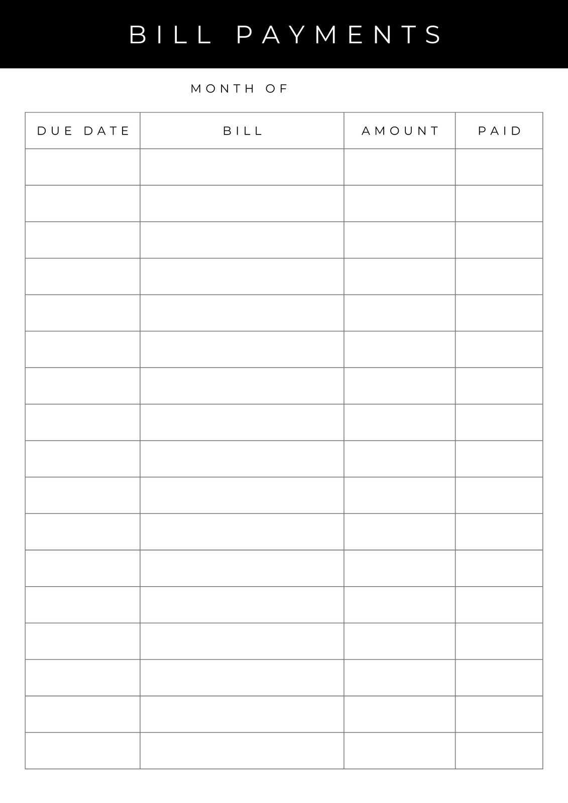 calendar budget template free