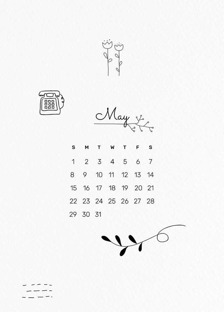 editable may calendar template