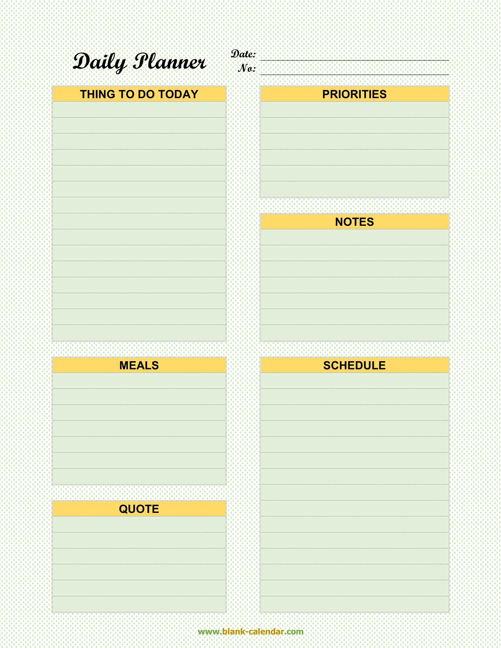 blank calendar template free download