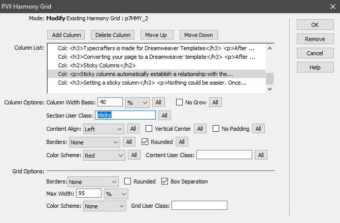 dreamweaver calendar template