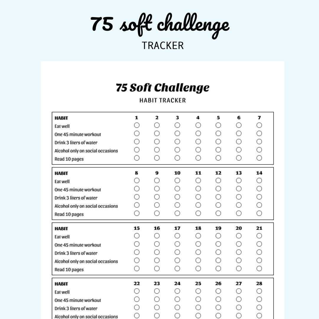 75 day calendar template