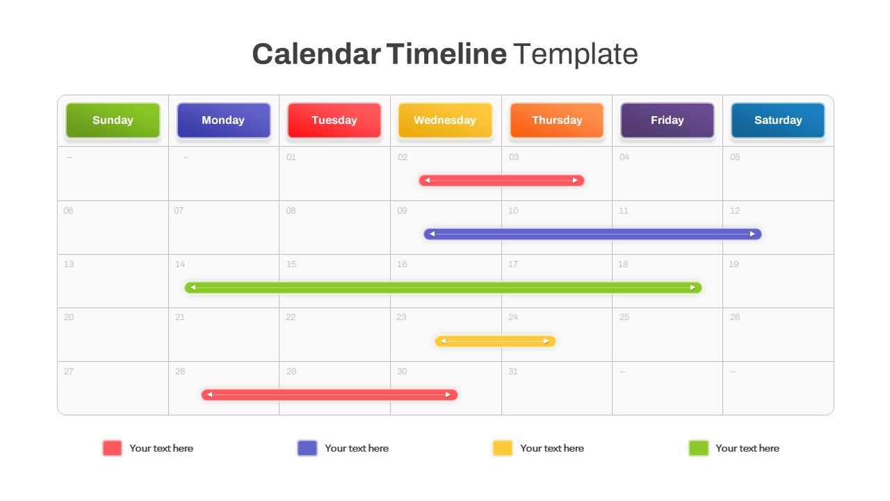 calendar timeline template powerpoint